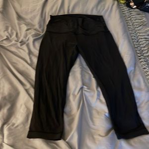 Lululemon Align Crops - Black - Size 10